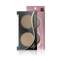 Double Colors Face Makeup Powder Pressed Powder Contour Bronzer Highlight Palette Set Grooming Pressed Powder,3D face concealer. 