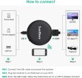 4K 1080P HDMI-compatible TV Stick M2 Plus Wireless WiFi Display TV Dongle Receiver for DLNA Airplay Miracast for AnyCast for IOS LeelBox. 
