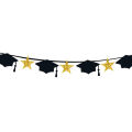 Graduation Party Banners Lightweight Blackboard Decor Graduation Pulling Flags. 