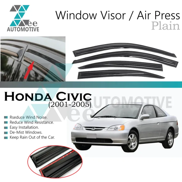 Honda%20Civic%20(2001-2005)%20Window%20Visor%20/%20Air%20Press%20-%20Image%203