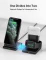 SENEO Wireless Charger, Three in One Charger, Detachable Design, Independent Use, Compatible with 14/13/12/Pro/Mini Phone. 