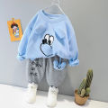 Swetshirt And Pajama Trouser Tracksuit For Kids Baby Boys And Baby Girls Imported Comfy Winter Warm Tracksuit. 