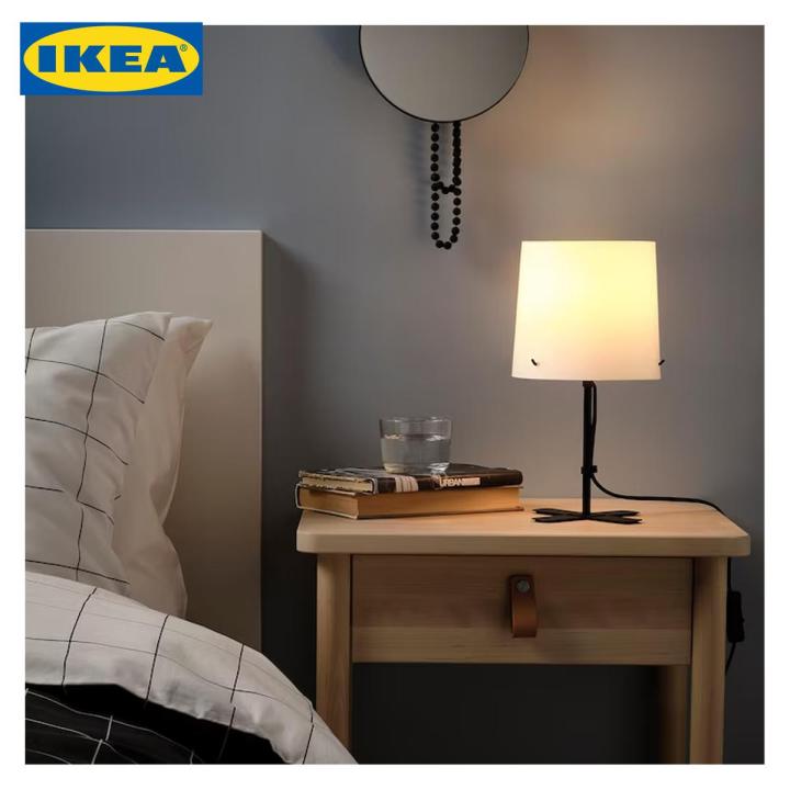 IKEA Table Lamp, Black/White, 31 cm  Table Lamps for Bedroom  Table Lamps for Living Room  Table Lamp Ikea