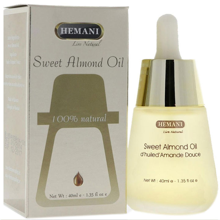 𝗛𝗘𝗠𝗔𝗡𝗜 𝗟𝗜𝗩𝗘 𝗡𝗔𝗧𝗨𝗥𝗔𝗟 - SWEET ALMOND OIL 40ML