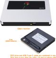 NOLYTH External CD Drive for Mac USB C SuperDrive for Apple, Portable DVD Drive Player for Laptop, Slim CD Burner Optical CD/DVD Drives Disk Reader for PC MacBook Computer Desktop A-AS-187 Drivee. 