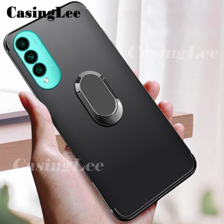 For Wiko T50 Cases Soft matte full Protector Shockproof Car Magnetic Holder Ring Phone Cases Wiko T50 Back Cover