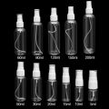 5-250ml Transparent Plastic Empty Plastic Spray Bottles Refillable Bottles Perfume Atomizer Disinfection Nebulizer. 