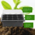 8 Pcs Seed Trays with Lids 12 Cells Seed Tray Plastic Seed Propagator Tray Set Seedling Trays Sprouting Trays. 