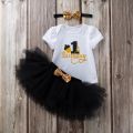First 1st Birthday Party Tutu Dress Outfits With Headband For Girls - Premium Quality and Stylish Birthday Tutu Dress Outfits for Girls. 