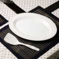 Sleek Borders Melamine Dinner Set DS#6001 (  4 Person serving Dinner Set = 22 PCS  ,  6 Person serving Dinner Set = 30 PCS  ,  8 Person serving Dinner Set = 43 PCS ). 