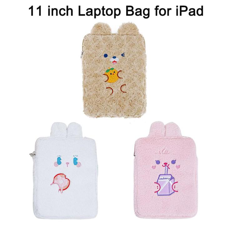 11 inch Laptop Bag for iPad Case Cute Cartoon Animal Tablet Storage Bag Portable Zipper Laplop Case for iPad Protective Cover