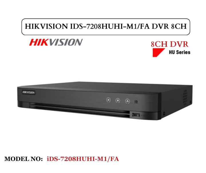 HIKVISION iDS-7208HUHI-M1/FA DVR 8CH