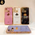 Asfand Brothers for Redmi 12c Back Cover Luxury 6D Plating Soft Case Camera Lens Protection - Crome Case. 