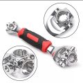 Universal Wrench 8 in 1 - Multifunction Socket Spanner Wrench Tool with 360 Degree Rotating Heads - Multipurpose Handy Adjustable Tools For Auto Home Outdoors Indoors Works More - Durable & No Slipping - Best Stainless Steel Wrenches. 