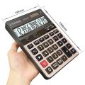 CTIFREE ECO-007 Desktop Calculator Manufacturers Customized Logo Solar Battery Led Large Display Office Financial Calculator. 