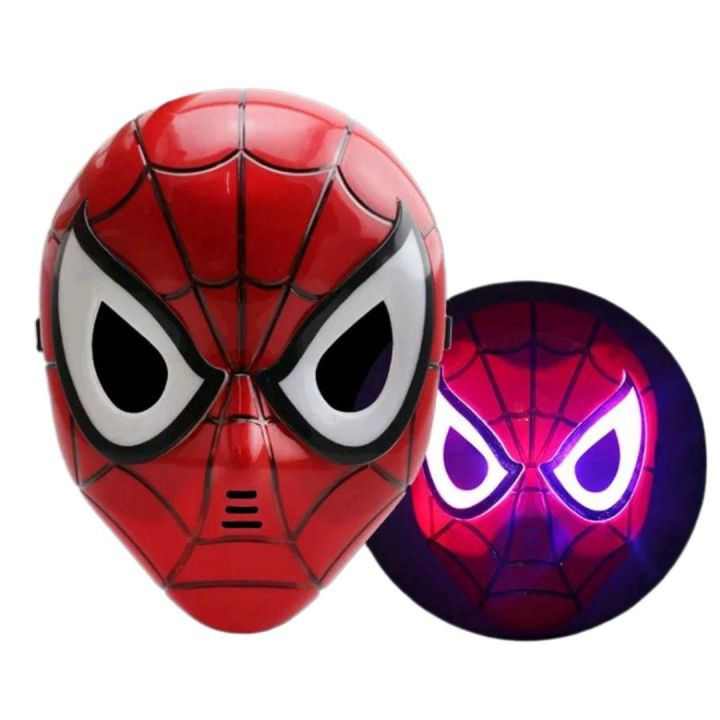 Spiderman%20Led%20Light%20Marvel%20Collection%20Face%20Mask%20Hero%20Set%20For%20Kids%20-%20E10900%20-%20Image%205