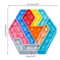 New plicing Fidget Toy New tyle pliced tre Relief Jigaw Puzzle Bubble Toy Relief Anxiety Antitre queeze. 