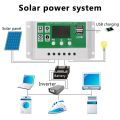 10A 12V/24V Solar Charge Controller PWM Battery Charger PV Regulator for Lead Acid Battery Li-Ion Lithium Batteries. 