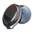 Serving Rice Dish | Salan Bowl with Lid Black Melamine. 