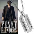 Razor Blade Necklace Movie Jewelry Peaky Blinders blade Pendants&Necklaces  Stainless Steel Necklace for Women Men Gift. 