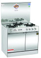 Welcome 3 Burner 34" Gas Cooking Range WC-7500 - Silver. 
