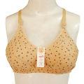 Classic Cotton Bra Brazier for Women Undergarments and Non-wired Brazzer with Chikan Embroidery. 