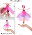 Flying Fairy Girls Toy Magical Wing Infrared Induction Control Child Toy flying fairy doll with Remote Control Amazing magic control doll. 