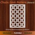 Geometric pattern  1 Pcs Reusable Stencil For wall Painting Art DIY Home Decor, Album Crafts and Canvas ID 212G. 