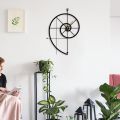 Present Era Metal  Wall Clock, Metal Wall Clock, Fibonacci Spiral Wall Clock,  Minimalist Modern Wall Clock, Unique Wall Clock, Decorative Wall Clock, New Home Gift, 3D Wall Clock, Metal Wall Hanging, Wall Clock, Clock. 