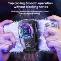 MEMO DL16 Mobile Phone Radiator Phone Cooling Fan Case Cold Wind Handle Fan for PUBG Mobile Gaming Phone Cooler Phone Cooling Fan Case. 