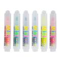 6PCS Fluorescence Pens Small Highlighters Set Multifunctional Permanent Markers For Student Teacher Marking Note Taking. 