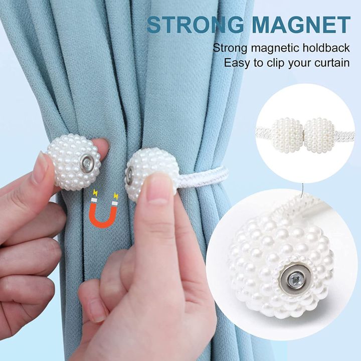 2%20PCS%20Pearl%20Magnetic%20Ball%20Curtain%20Buckle%20Magnetic%20Curtain%20Tiebacks%20Convenient%20Drape%20Tie%20European%20Style%20Decorative%20Weave%20Rope%20Curtain%20Rings%20&%20Buckles%20Holder%20for%20Window%20Sheer%20Blackout%20Draperies,%20Parday%20-%20Image%204
