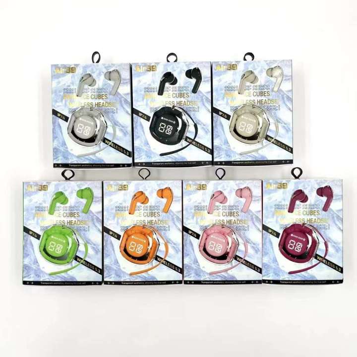 Air%2039%20TWS%20Small%20Ice%20Cubes%20Bluetooth%20Earbuds%20Headset%20Wireless%20Stereo%20Digital%20Display%20Crystal%20Transparent%20Case%20Lightweight%20&%20Heavy%20Bass%20Boosted%20-%20Image%205