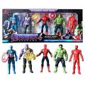 Superheroes Action Figure 5 Pcs Avengers Figure Set With Accessories For Kids - F10520. 