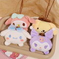【ETOP】Cute Cartoon Sanrio Melody Name Distinction Plush Pendant Name Tag Canvas Bag Schoolbag Pendant. 