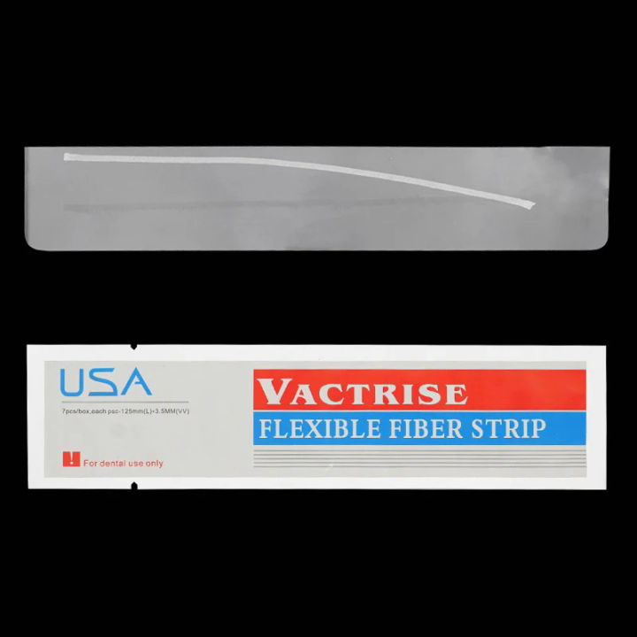 1pc Dental Flexible Fiber Strip Band Retainer Material USA Glass Splint Loose Tooth Fixation Strip Light Cure Bonding Vactrise