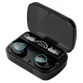 F2 TWS M10 Bluetooth 5.1 Wireless Ear-bud with Charging Box, 3500mAh, Waterproof Sports Headphones, Stereo Headset with Built-in Microphone, New. 