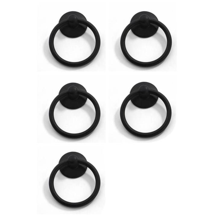 AUGUSTINA Ring Handles Antique European Style Decorative Dresser Cabinet Knobs Cupboard Hardware for Wood Case Doll House Ring Pulls Handles