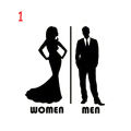 Waterproof Bathroom Home Art Door Decor Wall Sticker Vinyl Poster Toilet Decals. 