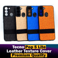 Tecno Pop 5 Lite Back Cover Soft Texture Leather Style Pop 5 Lite Case For Boys. 