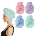 Hair Dryer Cap Towel, Hair Wrap Towel, Bath Cap, Shower Turban, Quick Dryer Towel for Long Short Curly and Straight Hair, Turbie Twist Hair Wrap Towel, Water Absorbent Terry Head Hat. 