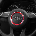 Car Sline Steering Wheel Badge Decorate Ring Cover For Audi A4 B8 A6 S6 C7 A3 8v A5 Q5 8r S3 S4 A7 A1 8x Tt Accessories. 