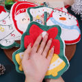 1/2/3Pcs Cute Christmas Hand Towels Absorbent Kitchen Towel Cute Xmas Home Decor Snowman Xmas Tree Kids Hanging Towel Bathroom Towel. 