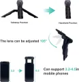 Vloging Video Making AY49 for Smartphone and Camera Vlogging Video Making Kit RGB Studio Kits Video Recording Photography Suit with Microphone LED Fill Light Mini Tripod Kit With Remote. 