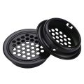 Round Ventilation Grille Cabinet Air Vent Hole Grille 35mm 30 Pieces Black for Bathroom Cabinet Wardrobe Shoe Cabinet. 