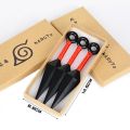 Anime Naruto Kunai Ring Headband Akatsuki Cosplay Leaf Village Shinobi Ninja Props Cosplay Accessories Gift Box Halloween Toys. 