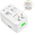 Electric Plug Power Socket Adapter International Travel Adapter Universal Travel Socket EU UK US AU. 