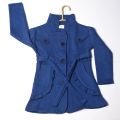Winter Style Fleece Coat Collar Style Pockets and Fitting Belt High Quality Fabrics for Baby Girls. 