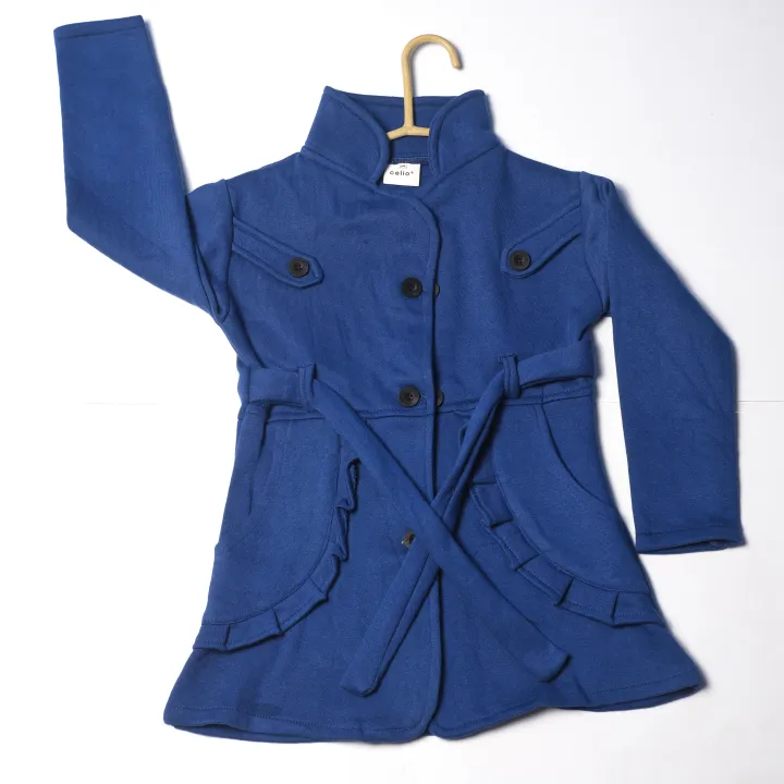 Winter%20Style%20Fleece%20Coat%20Collar%20Style%20Pockets%20and%20Fitting%20Belt%20High%20Quality%20Fabrics%20for%20Baby%20Girls%20-%20Image%204