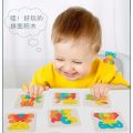Wooden Animal 3D Puzzle Game for Toddlers 1 2 3 4 Years Old School Boys Girls Animal Jigsaw Toddler Puzzle Games Toddlers Developmental Montessori Learning Educational Preschool Toys Gift for Kids Children Puzzle Toys. 
